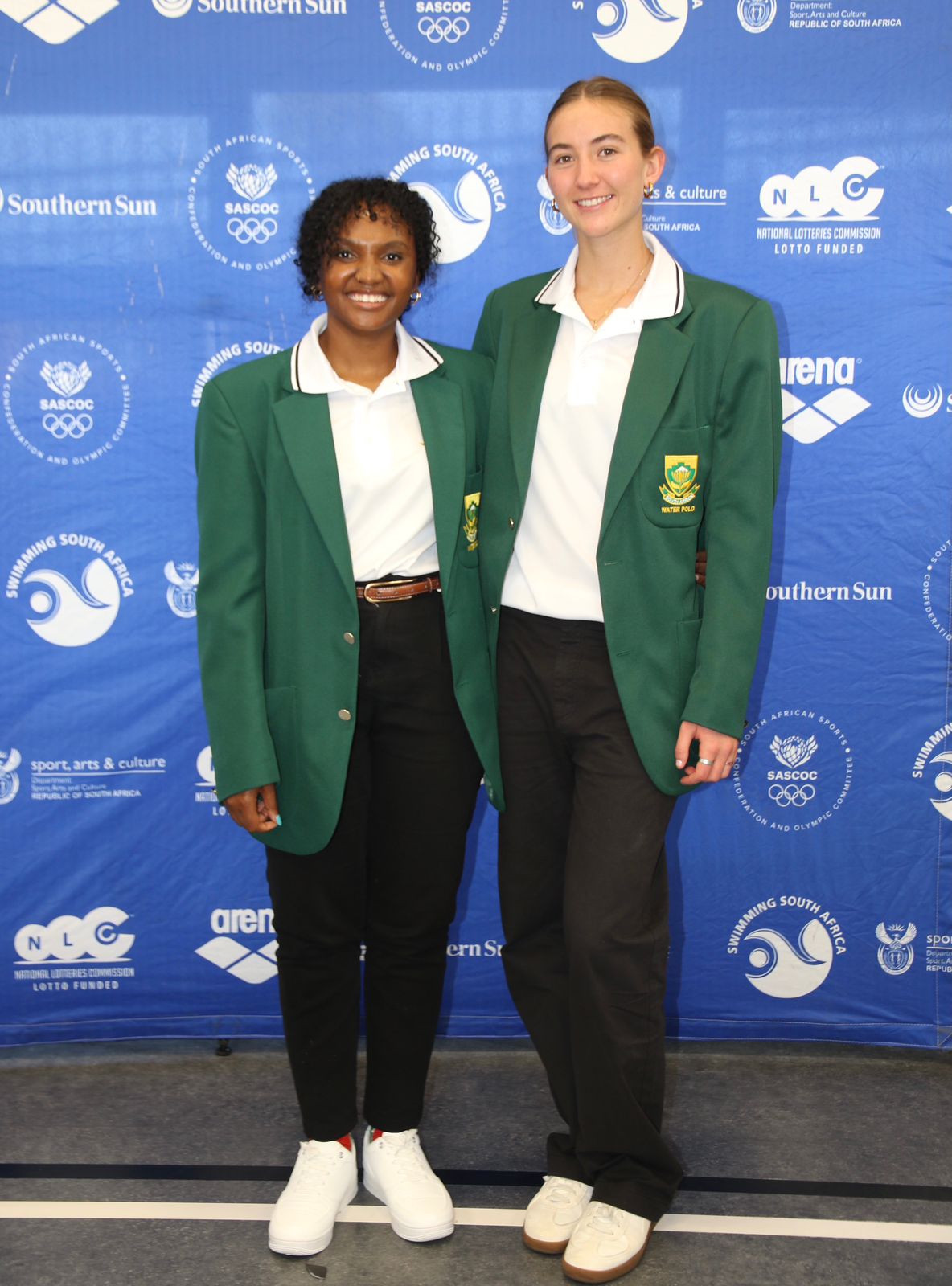 Lucy Davis and Masibonge Namba