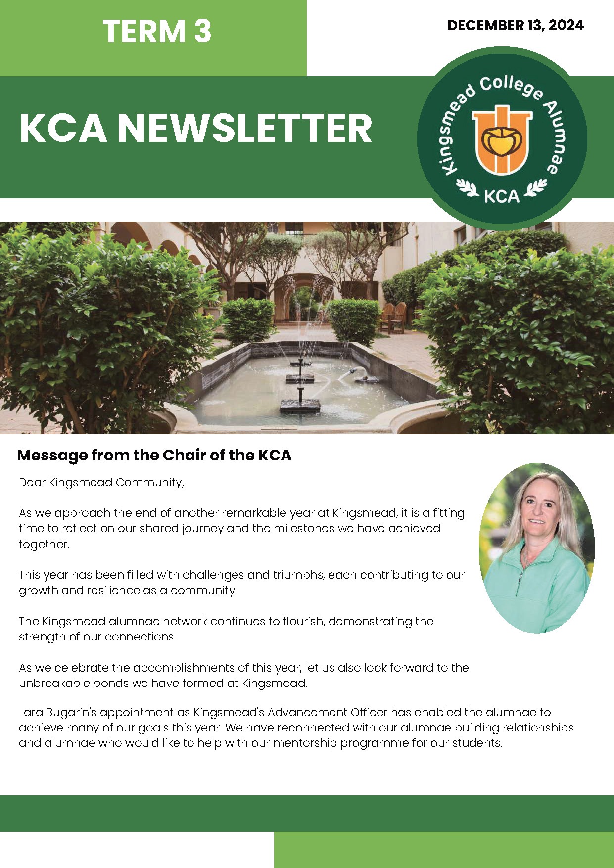 KCA newsletter Dec 2024