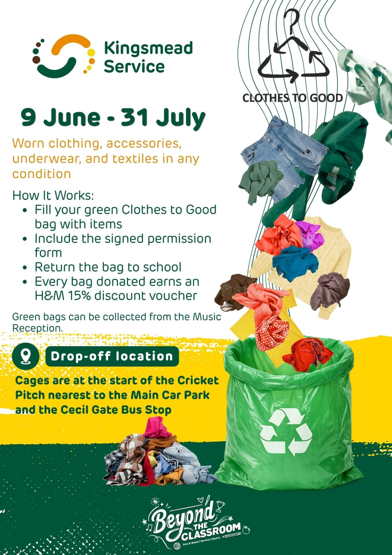 Yellow & Gray Illustrated Clothing Drive Flyer Yellow Gray Illustrated Clothing Drive Flyer Kingsmead College